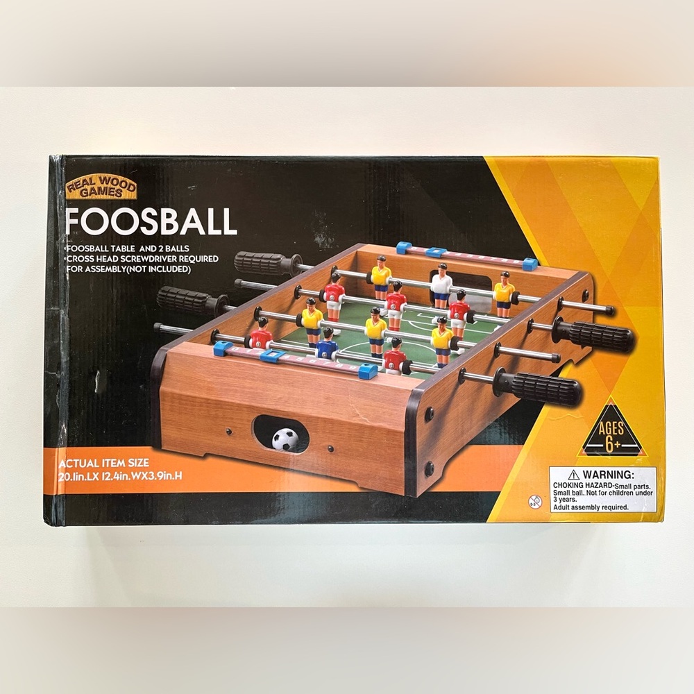 Real Wood Games Foosball  Tabletop game